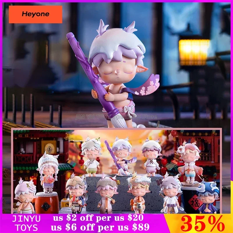 

Heyone MIMI Monte 3 New Chinese Style-letter Series Blind Box Toys Ornaments Action Figures Kawaii Model Kid Toys for Girl Gifts