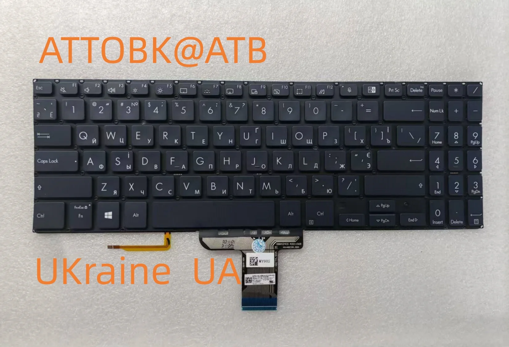 

Клавиатура с подсветкой US/UA/ND/FR/RU/GE для ASUS ExpertBook B1 B1500 B1500C P1450 P1450CBA BW450 PX555C B1500CEA 0KNX0-5622LA00