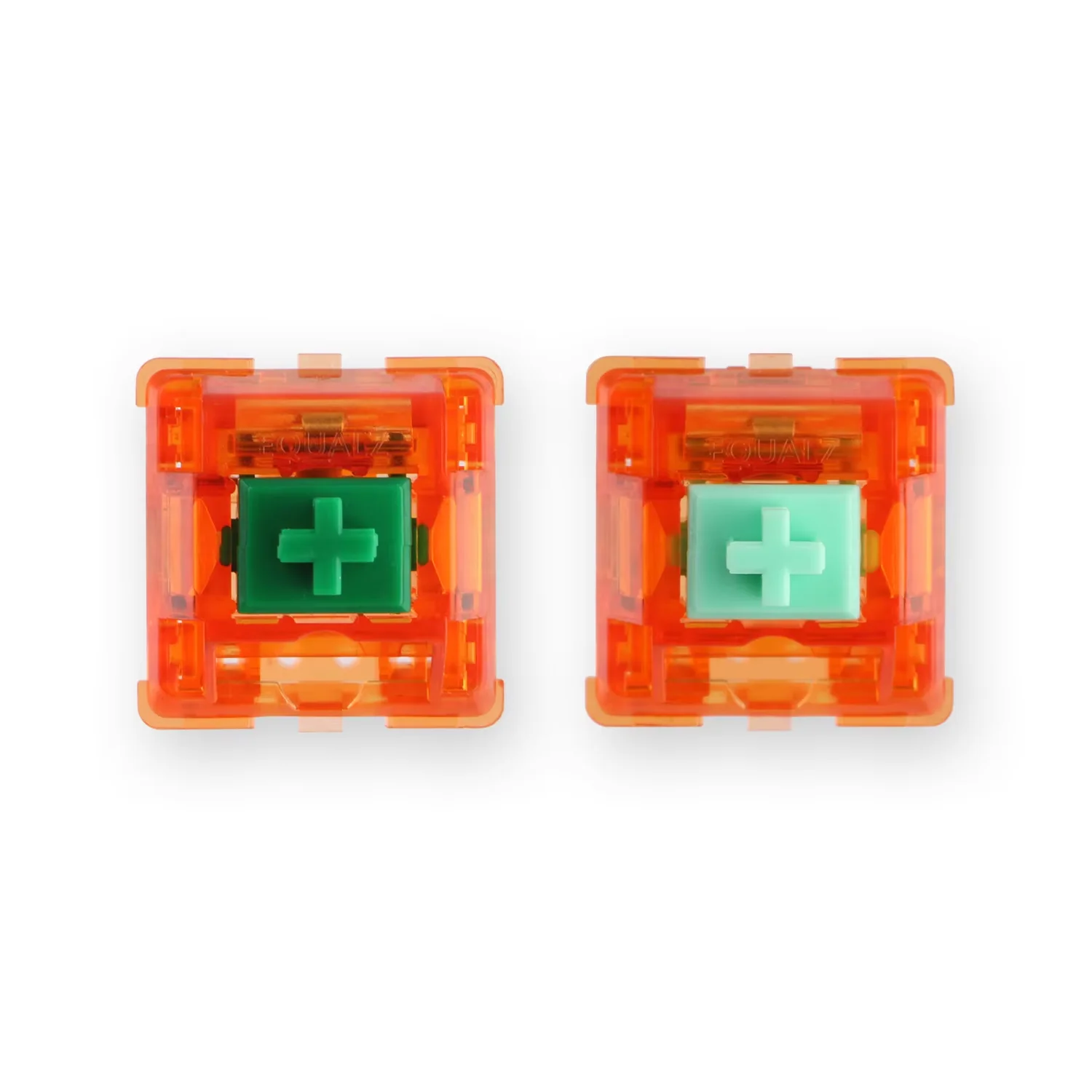 EQUALZ Tangerine V2 Switches Orange Mechanical Keyboard Switch 62g 67g Translucent Heavy Pressure Linear Custom Gamer Switches