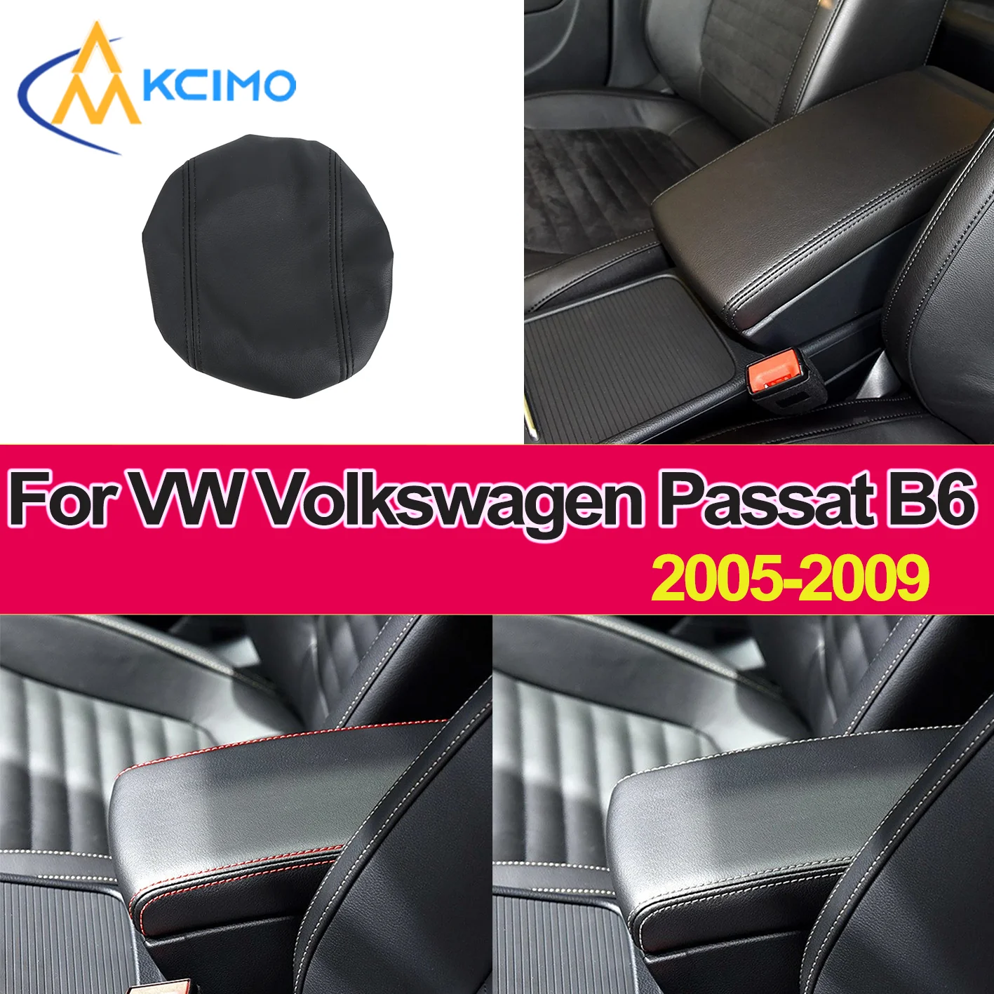 

Center Console Armrest Box Lengthen Pad Box Protection Cover For VW Volkswagen Passat B6 2005-2009 Interior Interior Accessories
