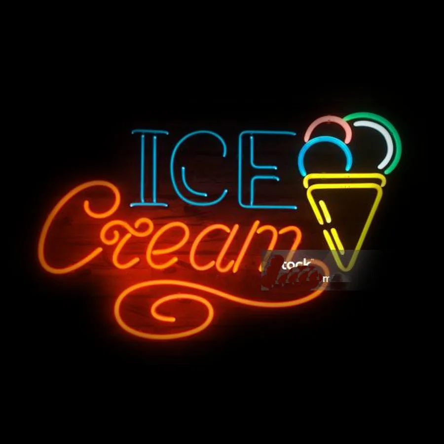 

Neon Sign Light Fruit Ice Cream In Waffle Cone Iconic Sign Neon Acrylic Room Pub Decor Aesthetic Neon Light Wall Lamps Man Cave