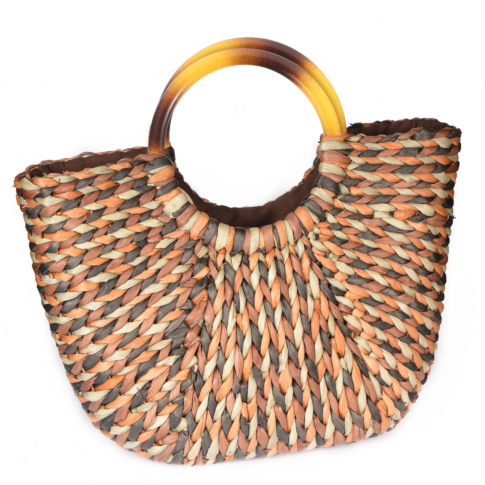 

10Pcs Acrylic Bag Handles Round Plastic Purse Handles for DIY Woven Tote Handbag Making Craft Replacement Accessories