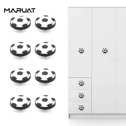 5/4/3/2Pcs Soccer Drawer Knobs Soft Drawer Knobs Handle Football Shape Knobs for Kids Room Cupboard Drawer Wardrobe Handles