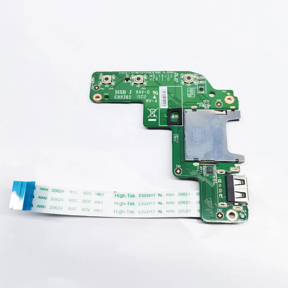 OEM For MSI GE62 GP62 GL62 GE72VR GE72 GP72 MS-16JB2 MS-16J12 MS-16JB1 MS-1795 Laptop USB Jack Switch Power Button Board Cable