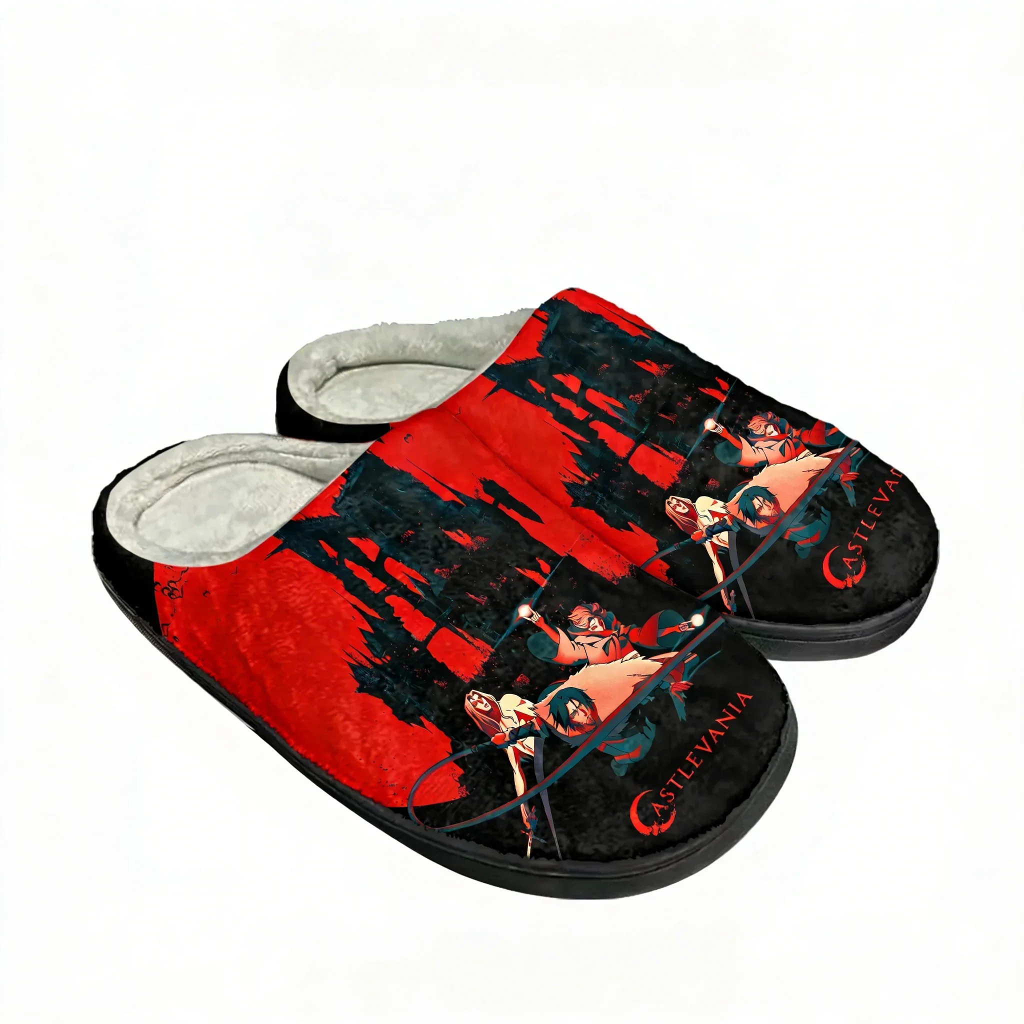 

Castlevania Cotton Shoes Family Slipper Mens Womens Teenagers High Quality Indoor Casual Plush Warm Shoes Custom Made Slipper