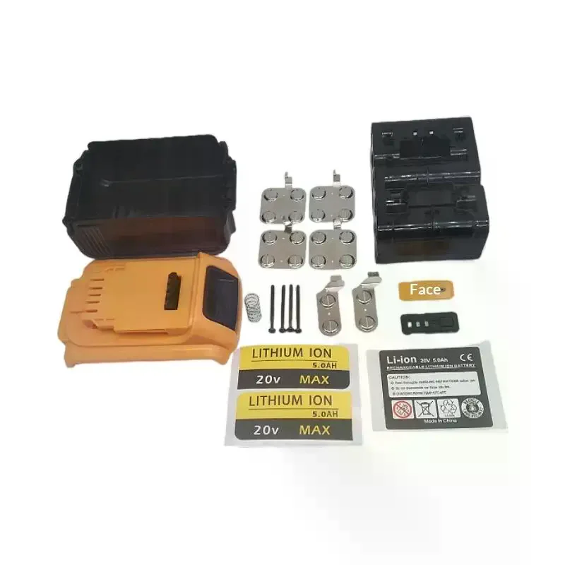 

1 Set Charging Protection Board With Bms Temperature Control Power Off 18V 20V Battery 18650 Lithium-Ion Battery Case For Dcb183