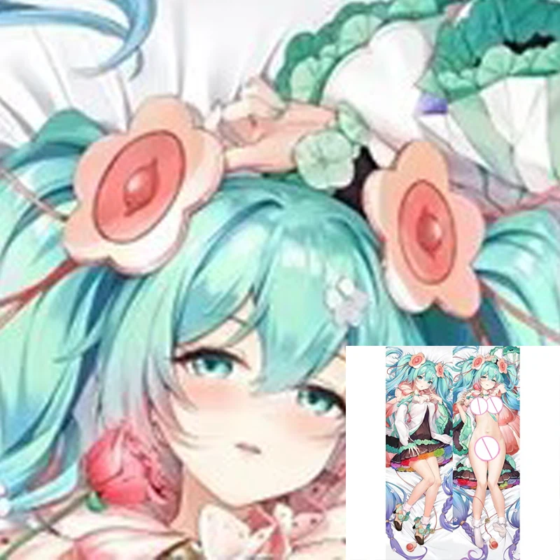 

Dakimakura Anime Pillow Cover Beautiful Girl Double Sided Print 2Way Cushion Bedding
