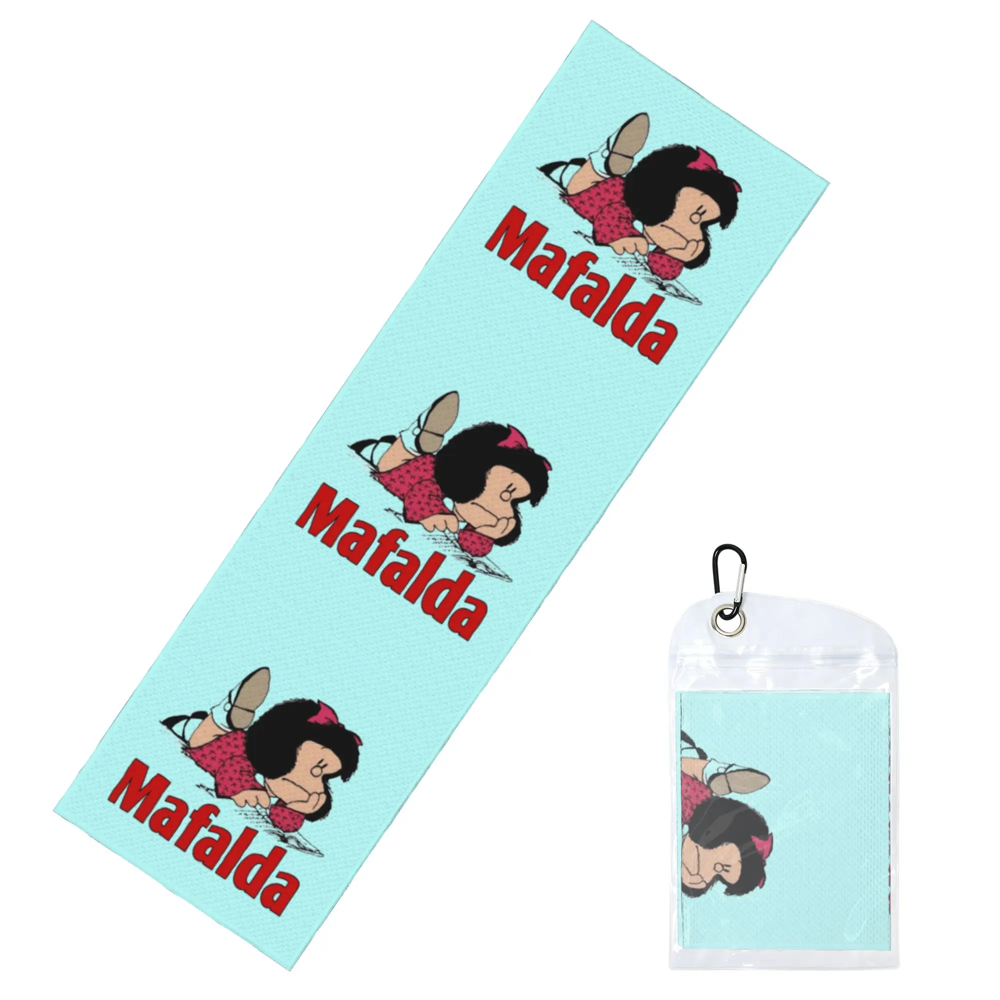 Mafalda Manga Cold Exercise Towel Argentina Cartoon Yoga And Fitness Running Activities Travelling Swimming Camping Towels