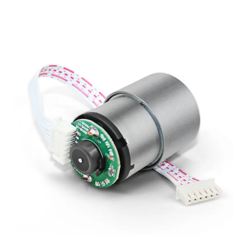 Encoder reduction motor AB dual-phase DC code disk speed measurement intelligent two-wheel robot trolley motor