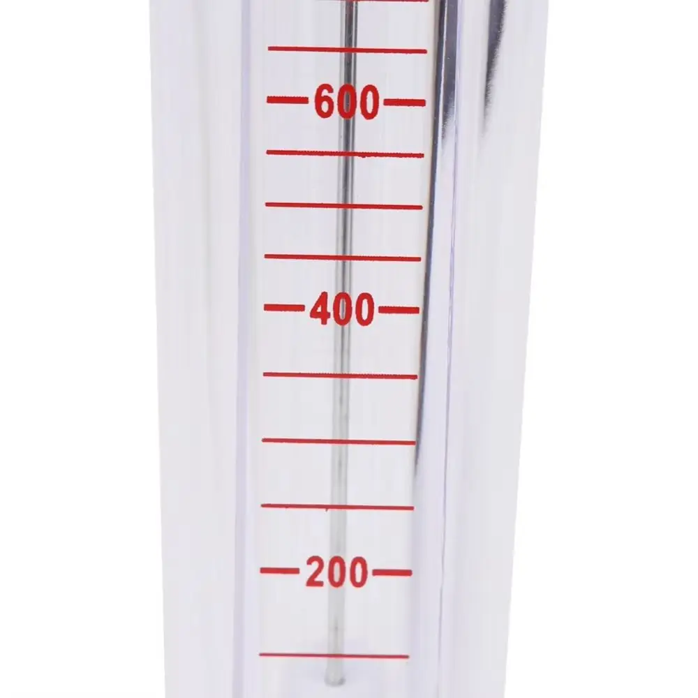 1Pcs DN15 Plastic Liquid Float Flowmeter 6-60LPH 100-1000LPH UPVC Tube Type Rotameter Transparent Cone Tube Plastic