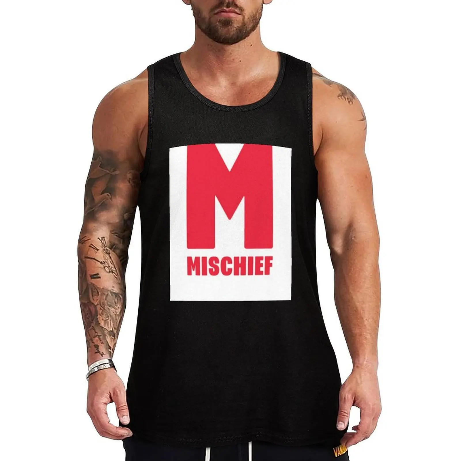 

mischief theatre Tank Top t shirts mens clothing singlet for men summer 2025