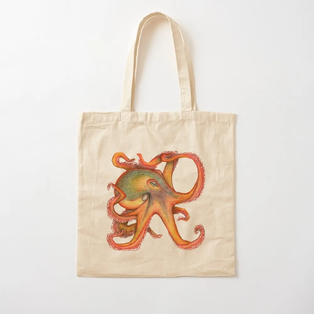 حقيبة حمل الأخطبوط، حقيبة تسوق لطيفة، حقيبة تسوق قابلة لإعادة الاستخدام، حقيبة تسوق لطيفة #2