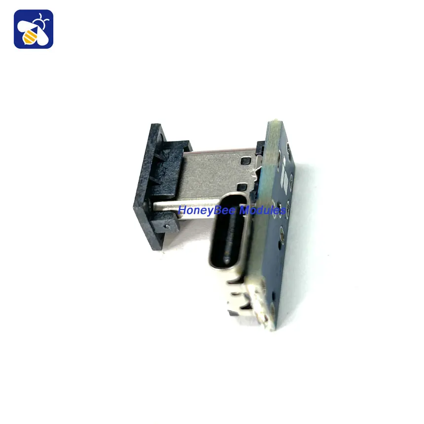 Mini tipo-c macho para placa de teste fêmea, módulo adaptador, USB 3.1, 24P, 16P