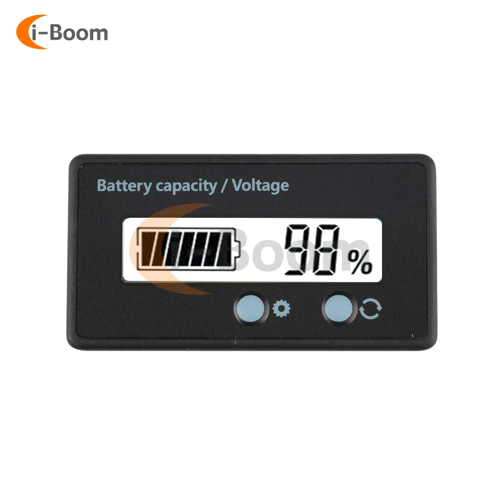 DC6-73V Battery Level Indicator Battery Remaining Charge Percentage Display Voltmeter High Precision Led Digital Display