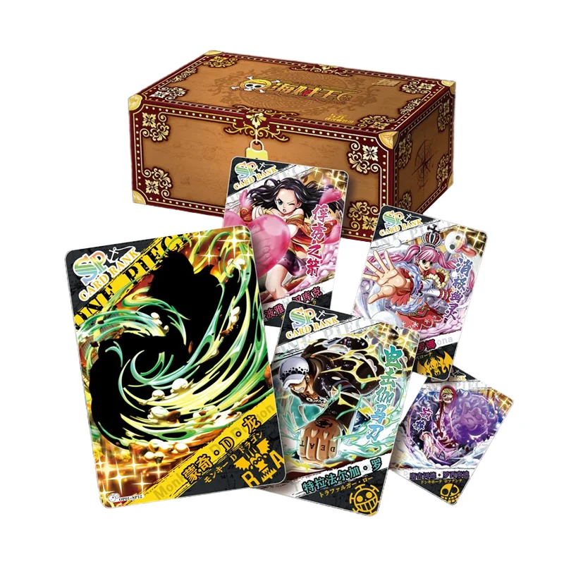 

New Anime ONE PIECE Trading Card Game Luffy Zoro Collections Card Hobby Collectibles Cards for Child Gifts Toys