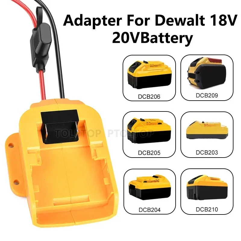 Imagem -04 - Cabos de Jumper para Makita Dewalt Milwaukee 18v 20v Baterias Li-ion Adaptador de Iniciação Auto Booster Cabo