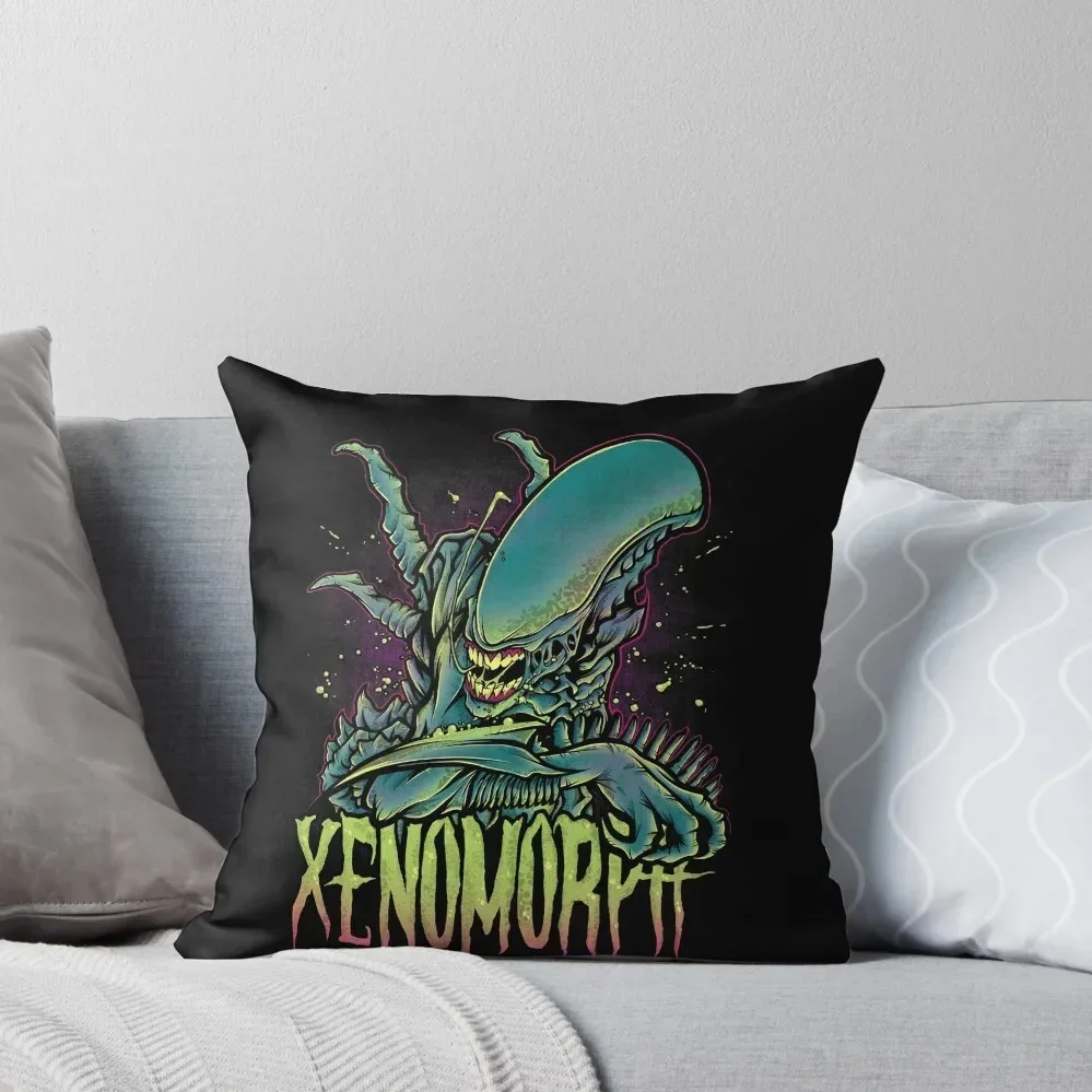 Beware the Xenomorph Throw Pillow Christmas Pillow Pillow Decor