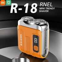 Xiaomi Mijia Mini Travel Electric Shaver Dual Blade Rechargeable Powerful Shaver Digital Display Household Car Shaver Men Gift