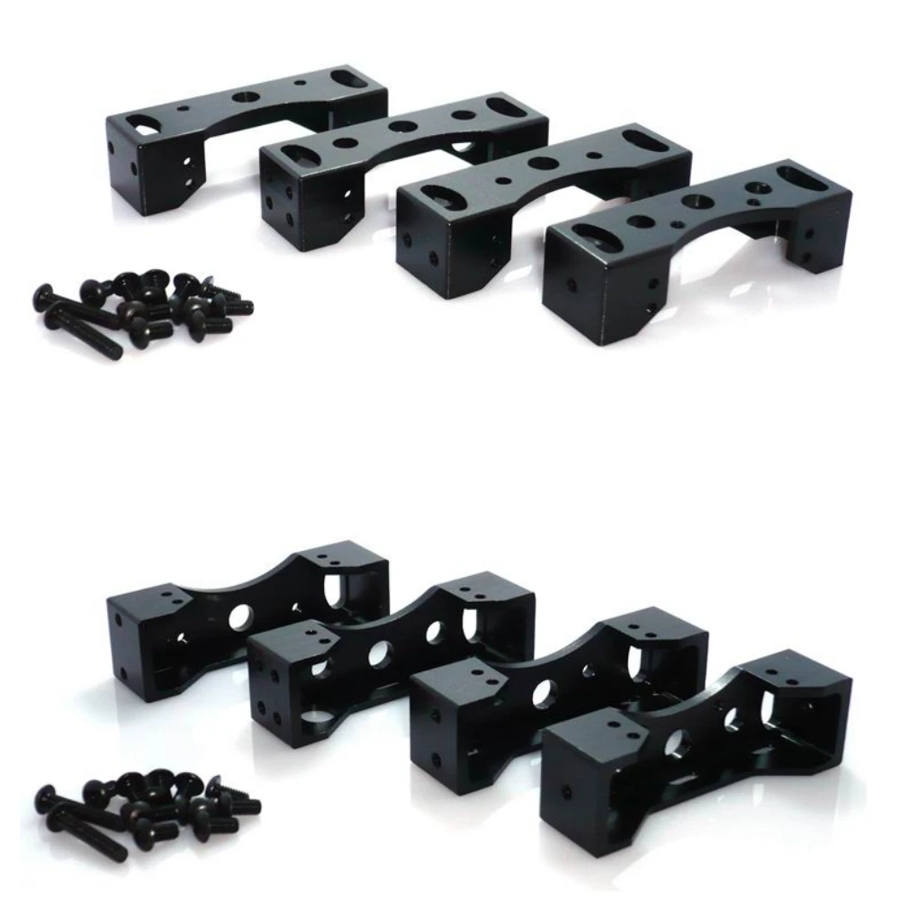 Spiegel Beam Metaal Aluminium Zwart Voor 1/14 Tamiya RC Tractor R470 FH12 Afstandsbediening Speelgoed Europese Truck Onderdelen