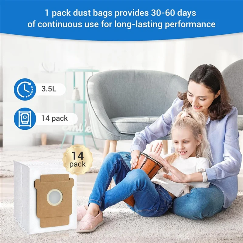 A07R для Irobot Roomba 105 Vac/104/105 Combo, Max 705 Vac/Plus 405 (G181) (G185)/505 Комбинированные мешки для пылесоса робота