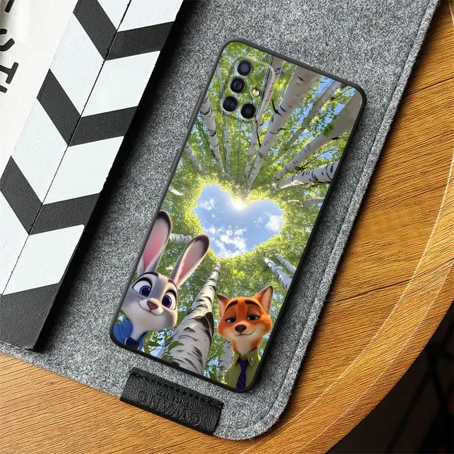 حافظة لهاتف سامسونج جالاكسي نوت S8 S10 9 S9 8 20 Ultra 10 Plus Disney Zootopia Cute