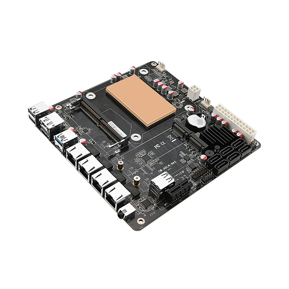 Imagem -05 - Placa para Servidor N100 I3-n305 6-bay 4x2.5g 6x Sata 3.0 2x M.2 Nvme 115x Radiador Itx tipo Placa-mãe