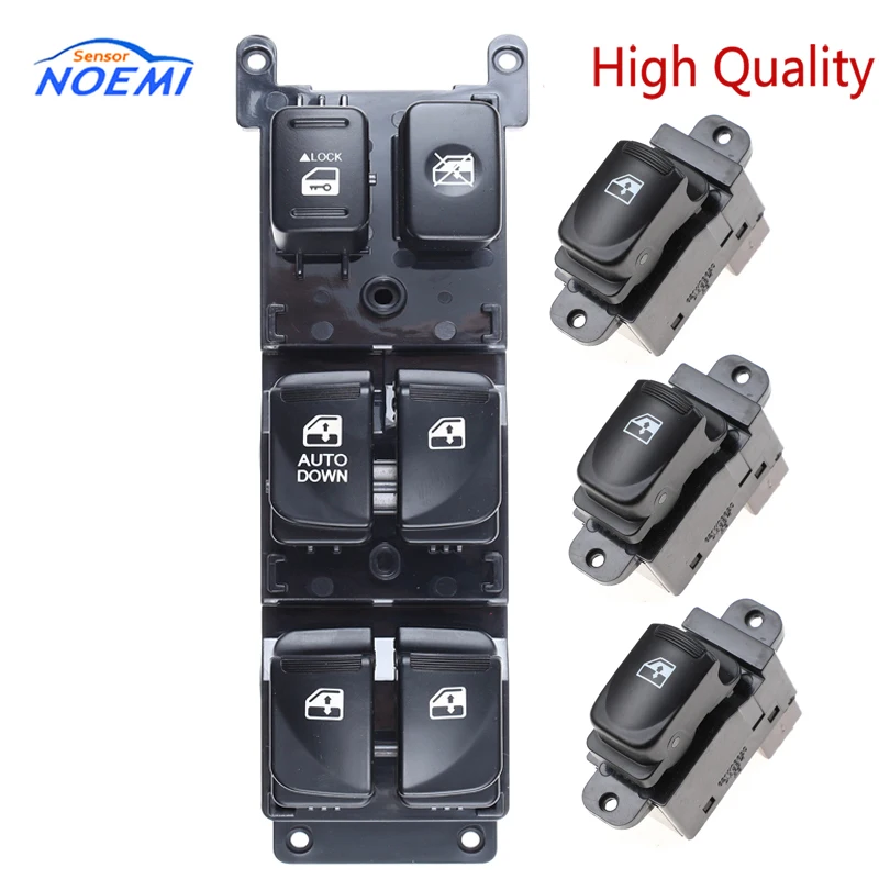 YAOPEI 93570-1E110 93580-1E000 Power Window Electric Switch for Hyundai Accent 2006-2010 935701E110 935801E000