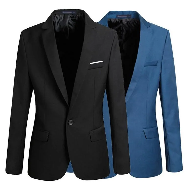 

Men's Casual Slim Fit Jaet Korean Sle Seven Sve Button up Stand Tailoring Thiened Spring Youth Faion