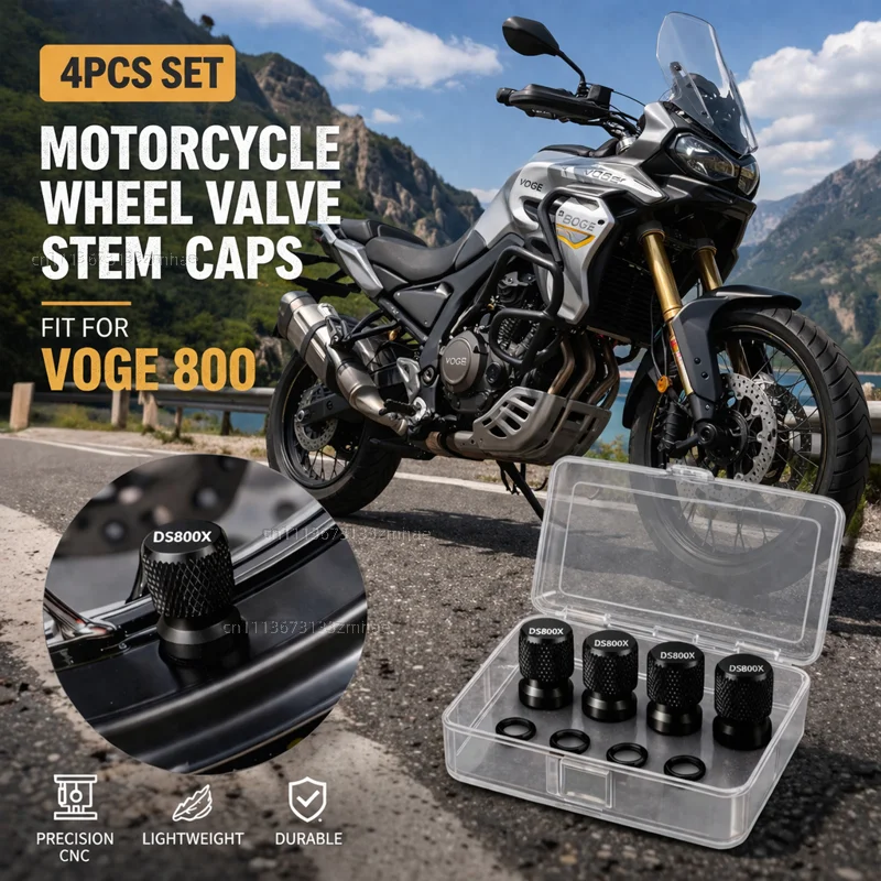 

For VOGE 800 RALLY DSX 800 DSX800 Motorcycle Accessories CNC Aluminum Tire Valve Stem Cap Air Port Cover Dustproof Wheel Rim