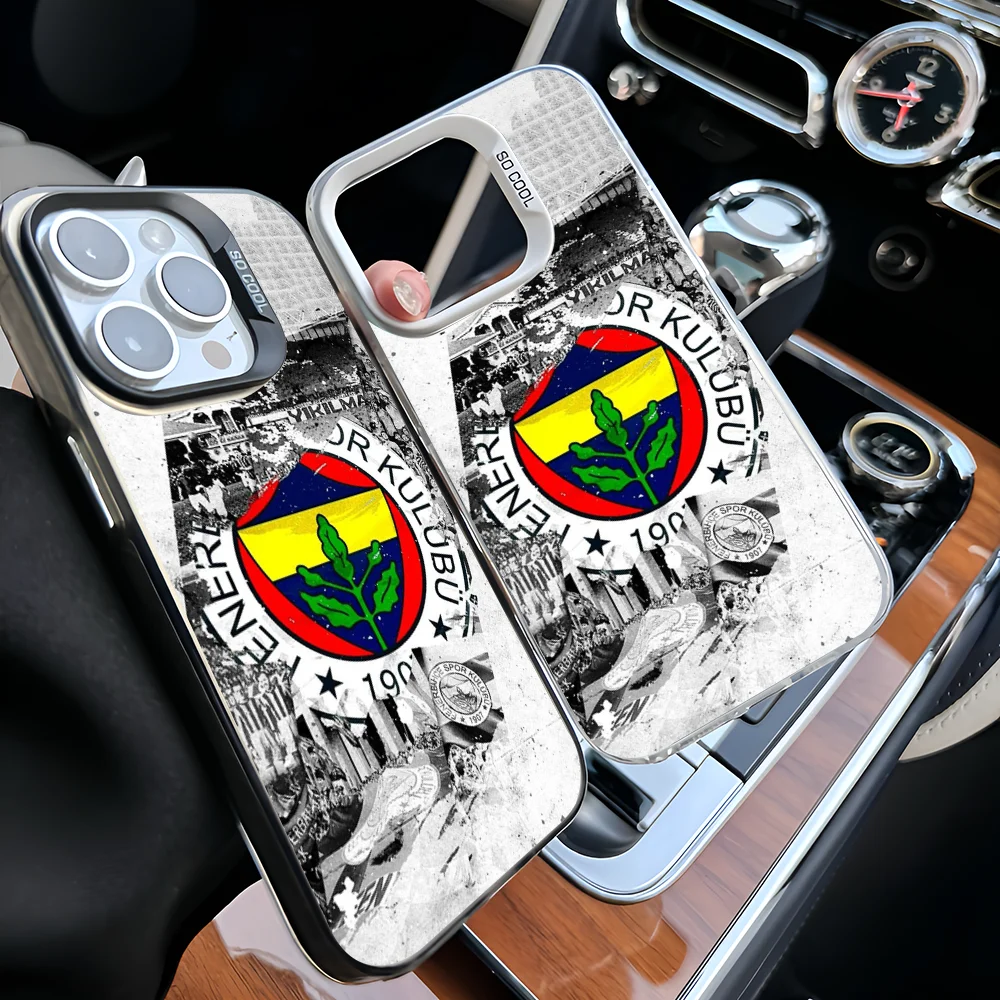 Epc T-Turkey Fenerbahce-E Phone Case IMD Phone Case For IPhone 16 15 14 13 12 11 Pro Max Plus Color Silver Cover