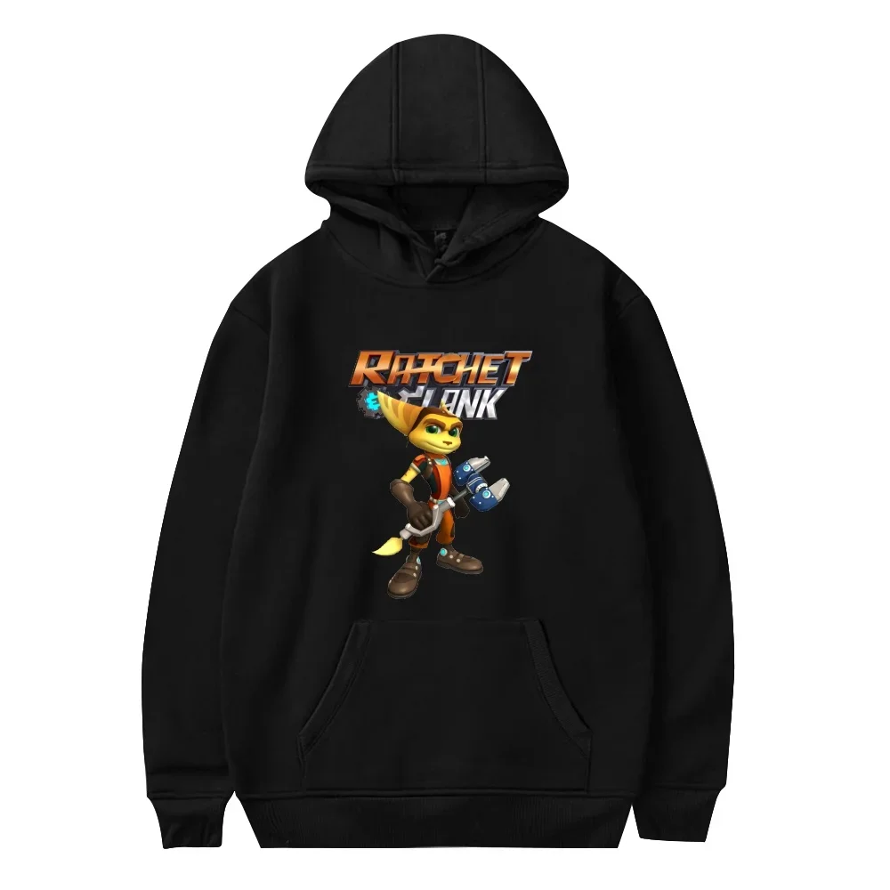 

Ratchet and Clank Oversized Hoodie Women Men Harajuku Sweatshirt Y2K Streetwear Hip Hop Pullover Hooded Jacket Casual Tracksuit