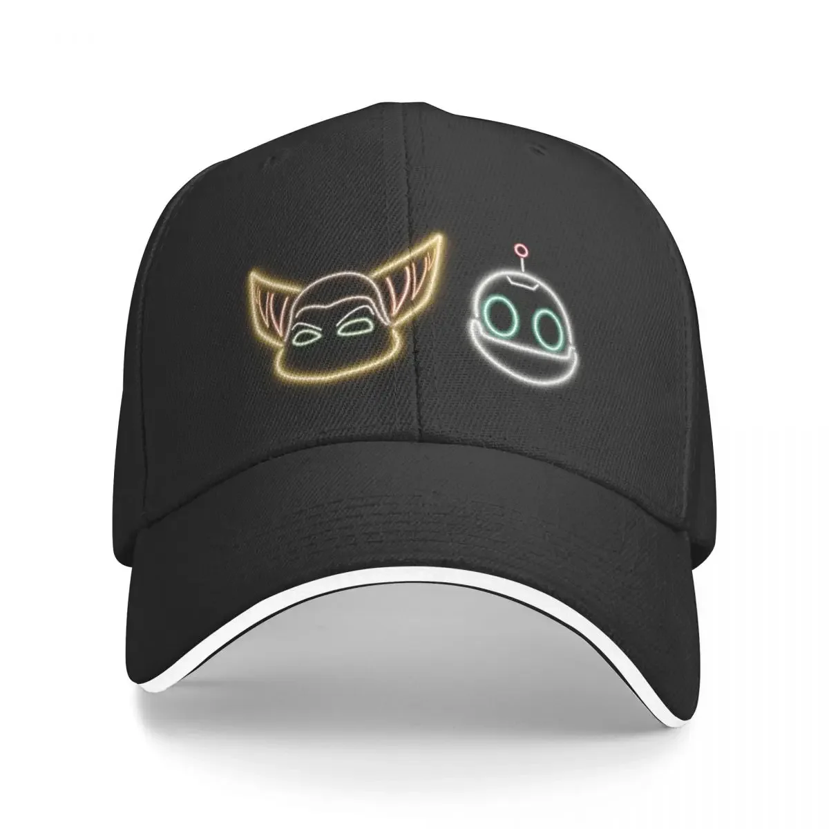 Ratchet and Clank Neon Sign Baseball Cap Trucker Hat Rave Military Tactical Cap Women Caps Men's
