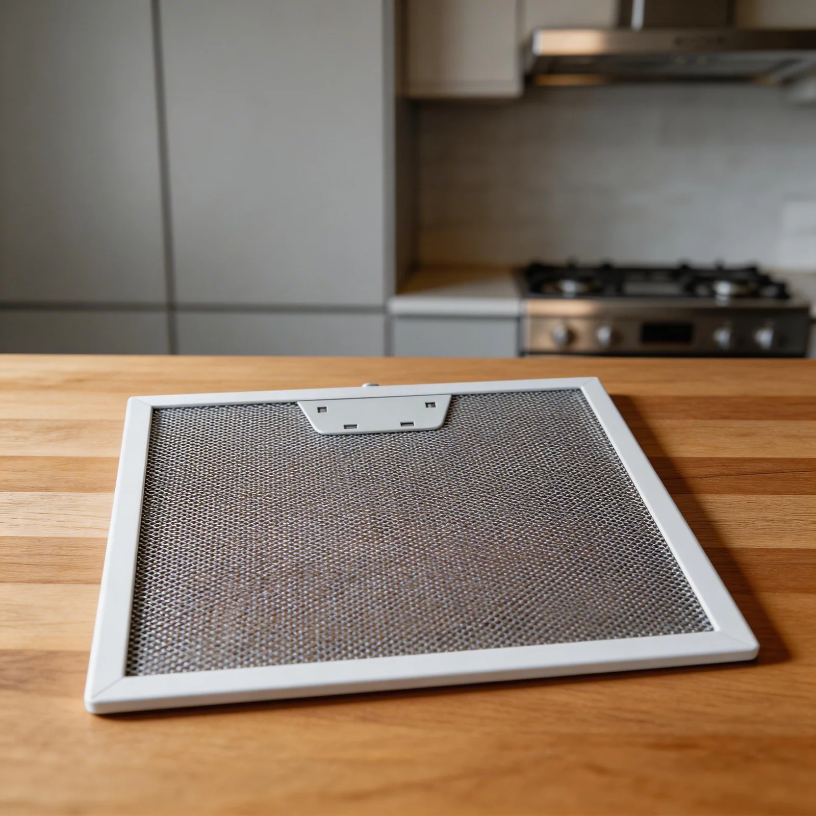 Home Cooking Range Hood Filter Exhaust Cartridge Grease Filter 300mm X 250mm Five-layer Construction Tool-free Change