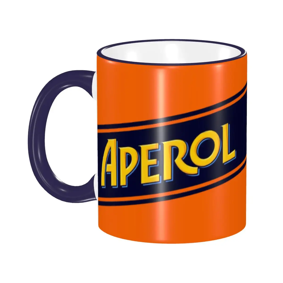

Custom A-Aperols Coffee Mugs DIY Cocktail Alcohol Drink Ceramic Mug Creative Present