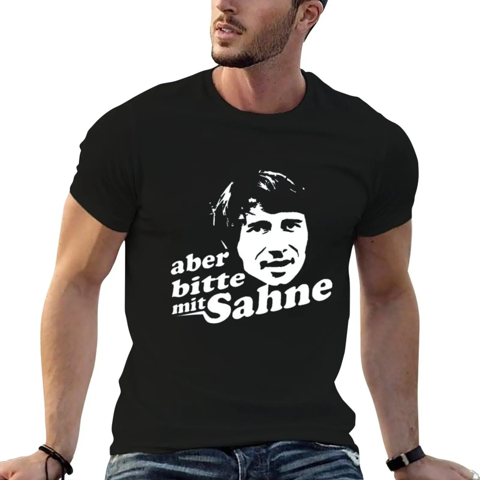 Udo Jürgens, descansa en paz - Camiseta de anime Udo Jürgens - Aber Bitte Mit Sahne, camiseta de lujo para hombre