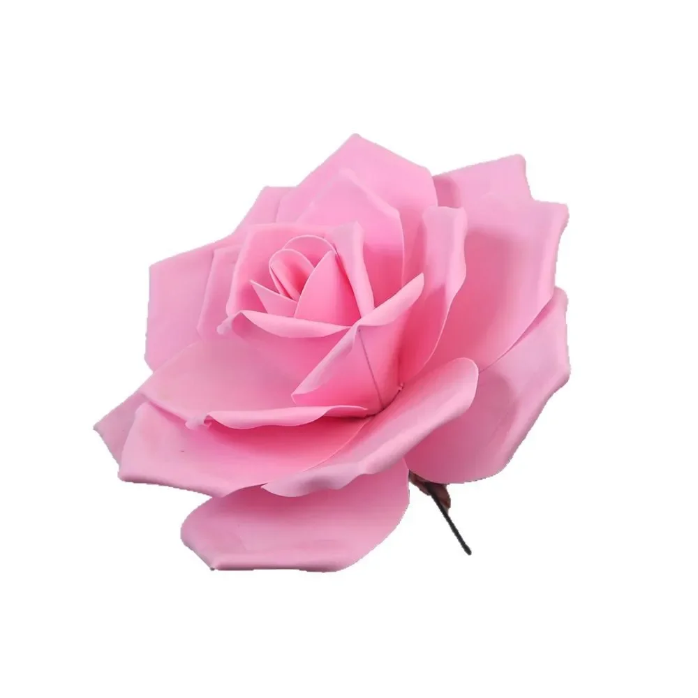 

Large Artificial Rolled Rose Flower Bouquet Home Decoration Shopping Mall Window Display Props Decor Natural Preserved Flowers