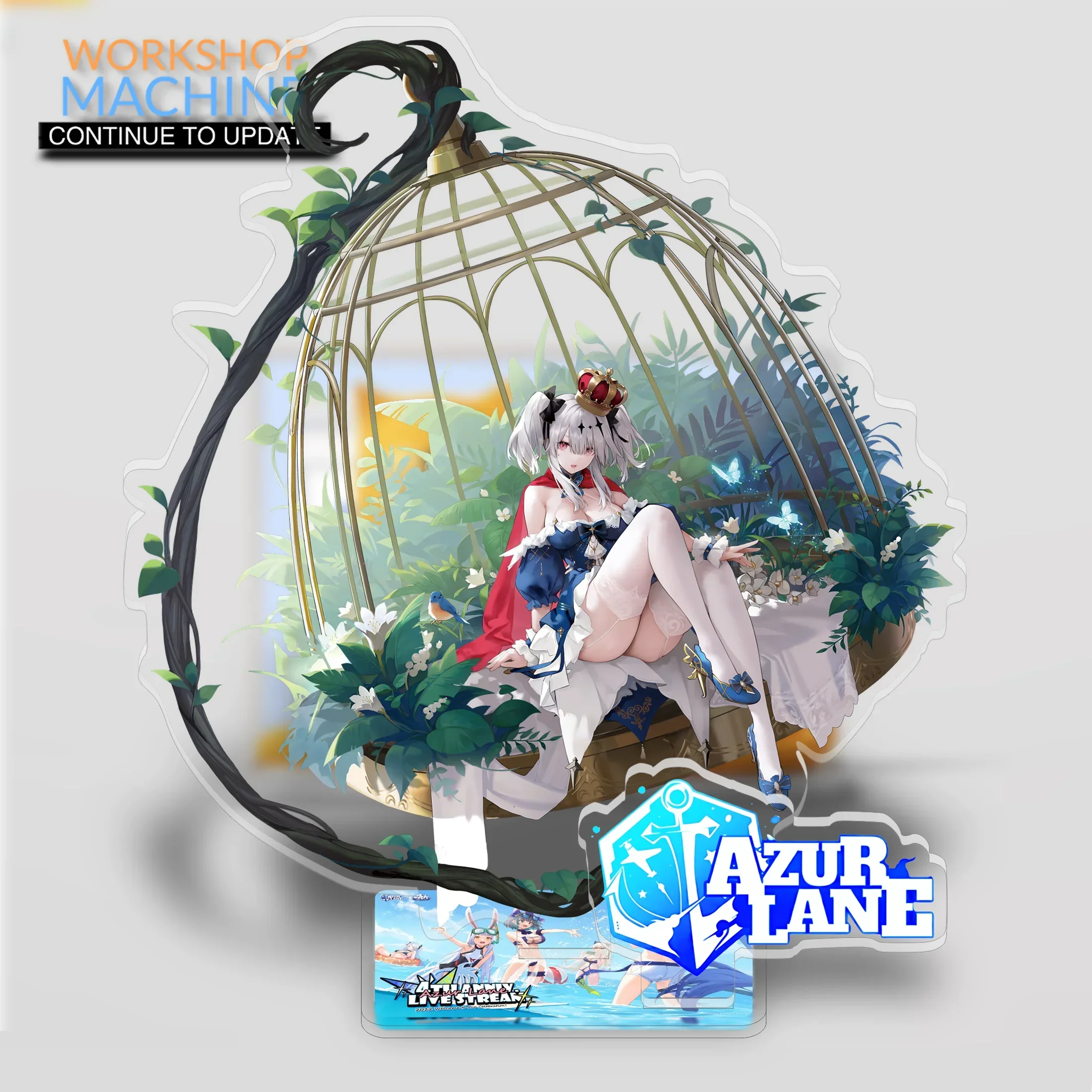 Azur Lane P1 Anime Characters Acrylic Display Stand Model Writing Desk Collection Props Room Ornaments Gift Couple Doll Collect