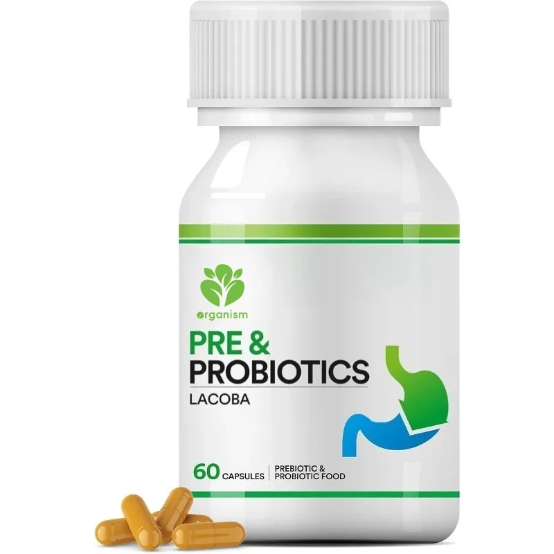 

Пробиотики и пробиотические добавки полезны для здоровья кишечника содержит 60 капсул бактерий молочной кислоты.