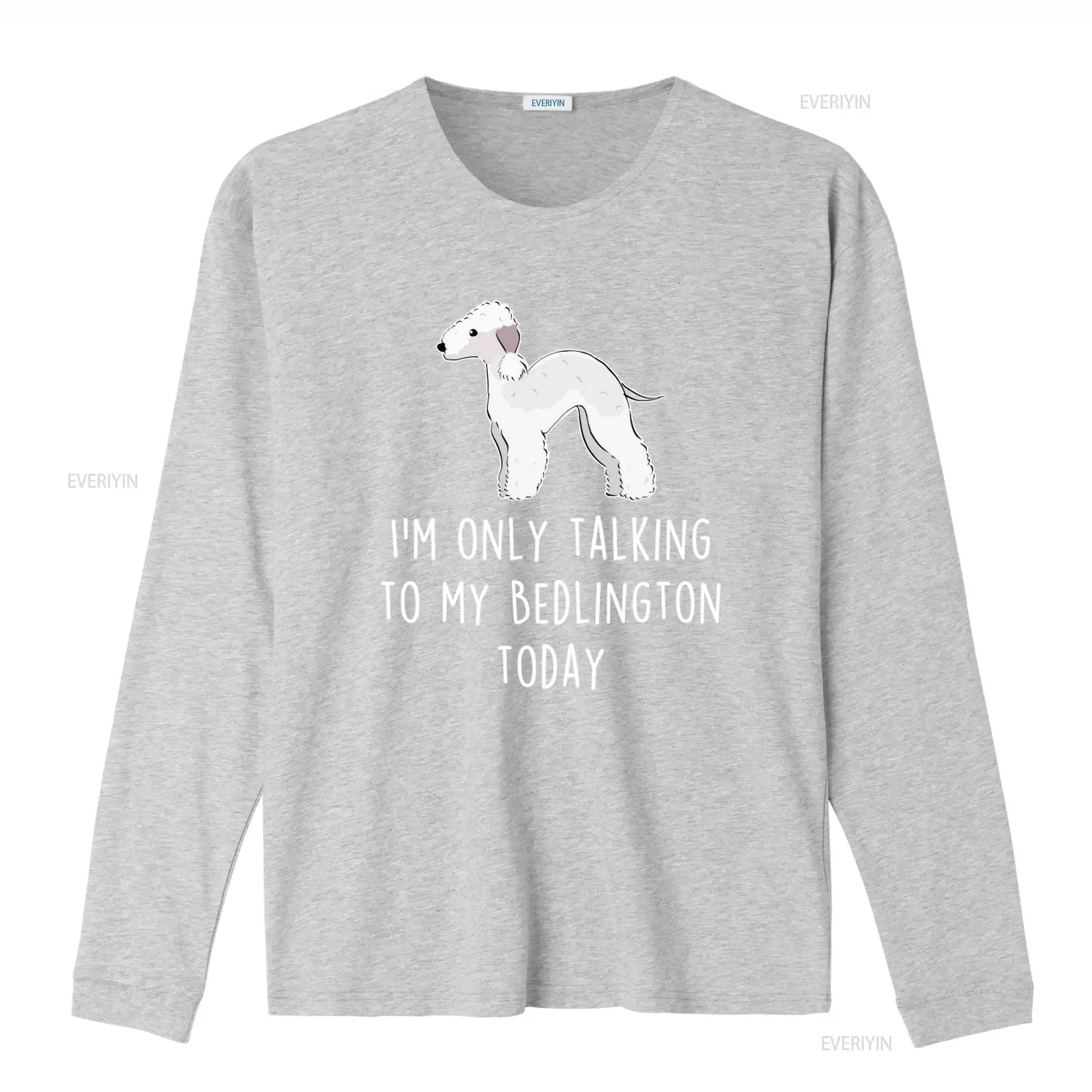 Bedlington Terrier T Shirt I'm Only Talking to My Today Funny Dog Lover Design for Cute Mom Dad Pet Sandy Humor vintage Washed - view 4