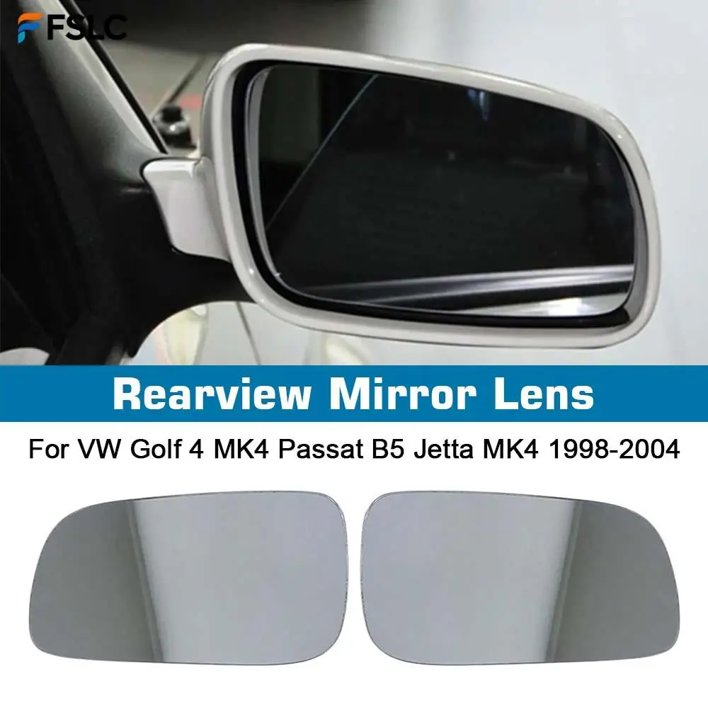 

⭐Genuine⭐ Car Wide Angle Rearview Mirror Lens For VW Golf 4 MK4 Passat B5 Jetta MK4 1998-2004 Mirrored Glass Accessories