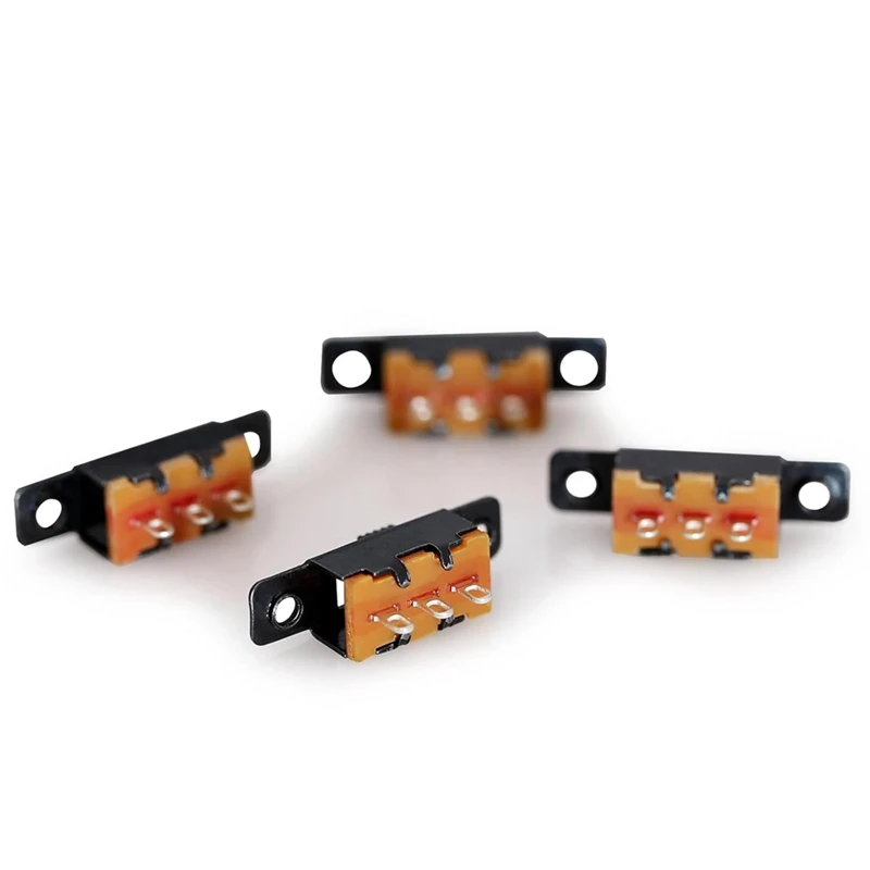 A05I-Slide Switch Panel Mount 3 Solder Lug Pin On/Off 2 Position 50 Stück