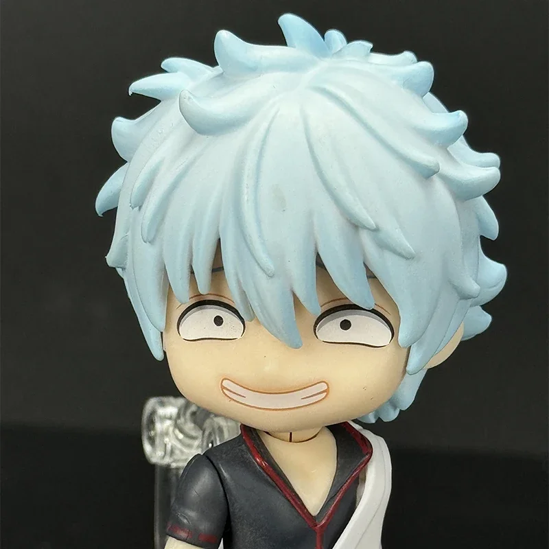 Anime 2420# Sakata Gintoki Action Figures Gintama Figurine Q Version PVC Model Collection Ornament Toys Peripheral Doll Gifts