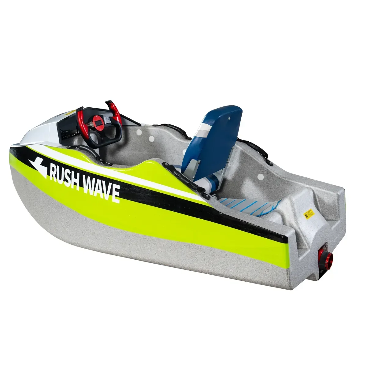 GLOBAL TRADING RUSH WAVE Outdoor Camping Entertainment Leisure Mini sping Jet Boat Water Kart Boat