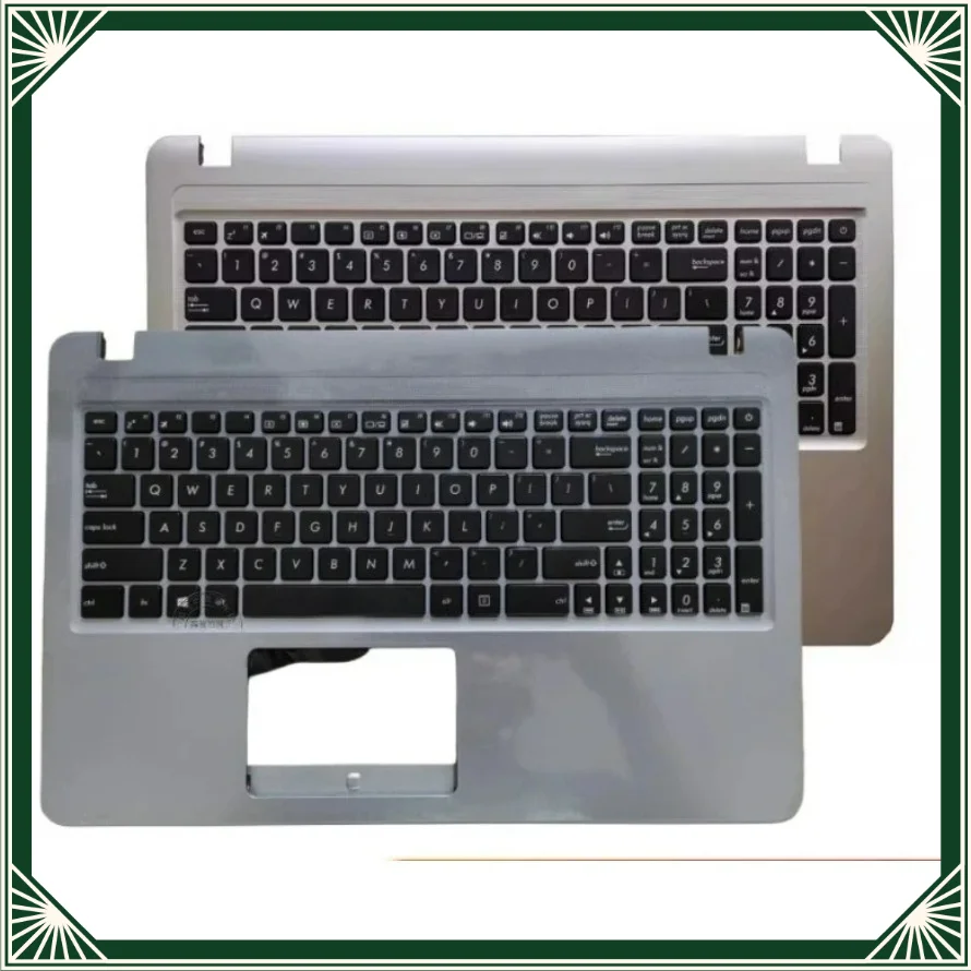 Replacement Keyboard with Palmrest C Cover For Asus X540 X540S F540U A540U R540 FL5700 VM520U Laptop（Store ID 0001）