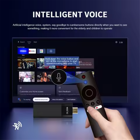 NEW!! MX10-F3 Android 13 TV Box 2.4G/5G Dual Wifi Allwinner H313 Set Top Box TV Stick 2G+16G 4K