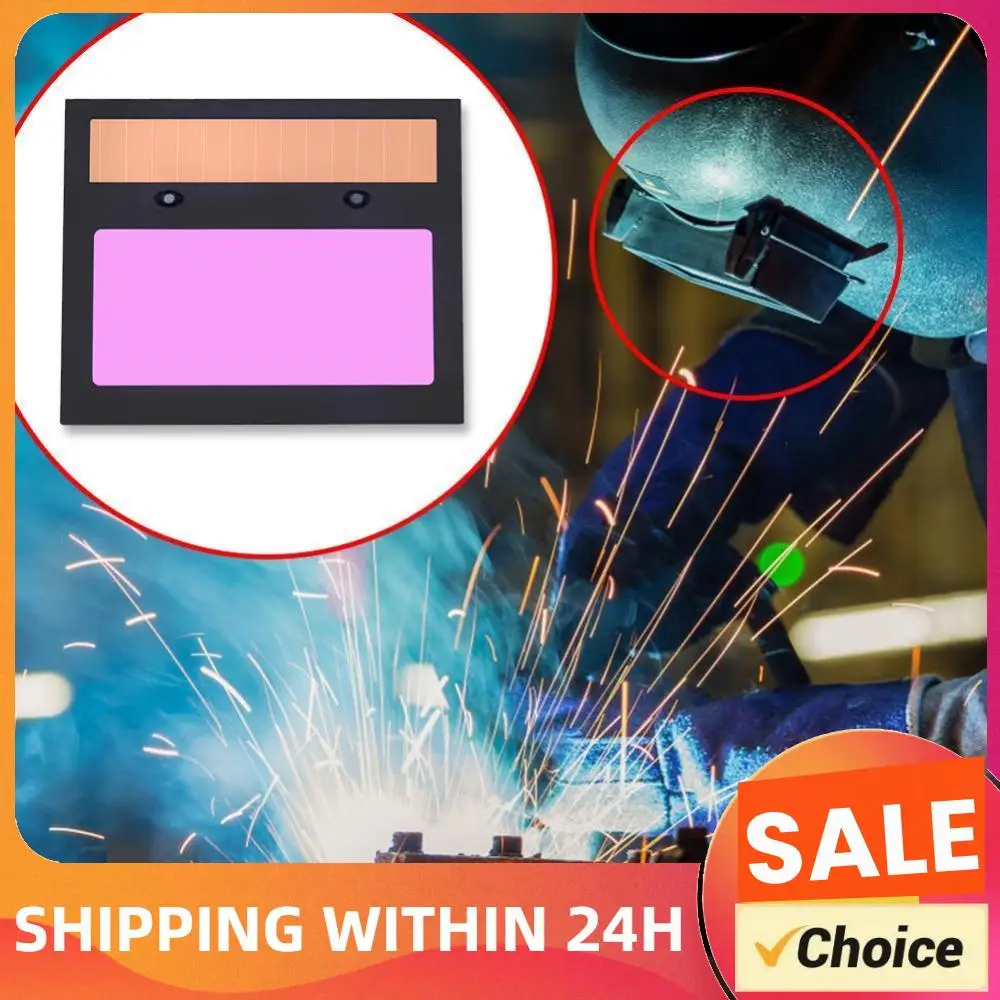 

Solar Panel Soldering Cap Filter Lens Replaceable Welder Helmet Eyes Lens Filter LCD Dimming Screen for Welder Supplies