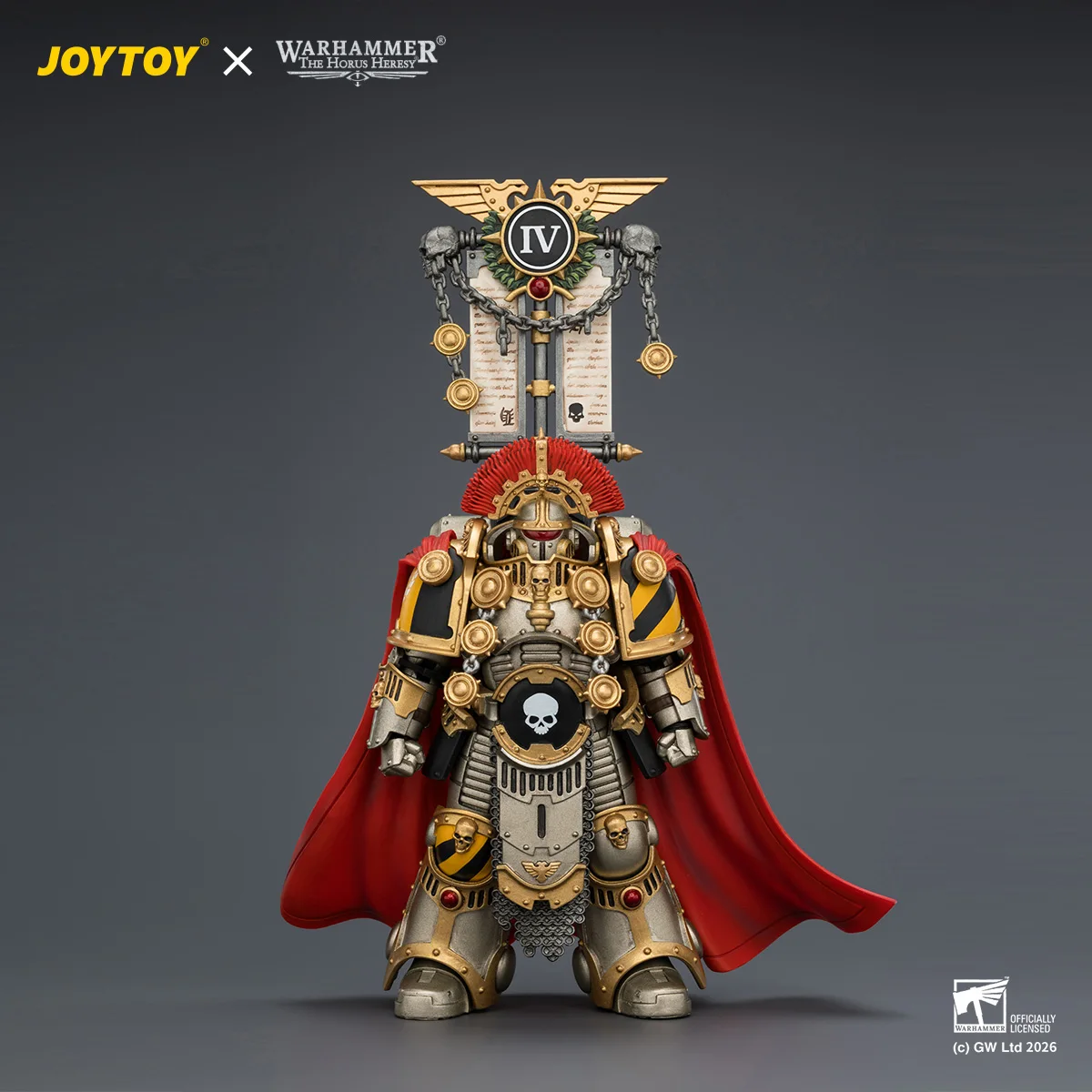 JOYTOY Warhammer The Horus Heresy 1/18 Iron Warriors Centurion with Heavy Power Maul and Combi-melta Soldier Action Figure Dolls