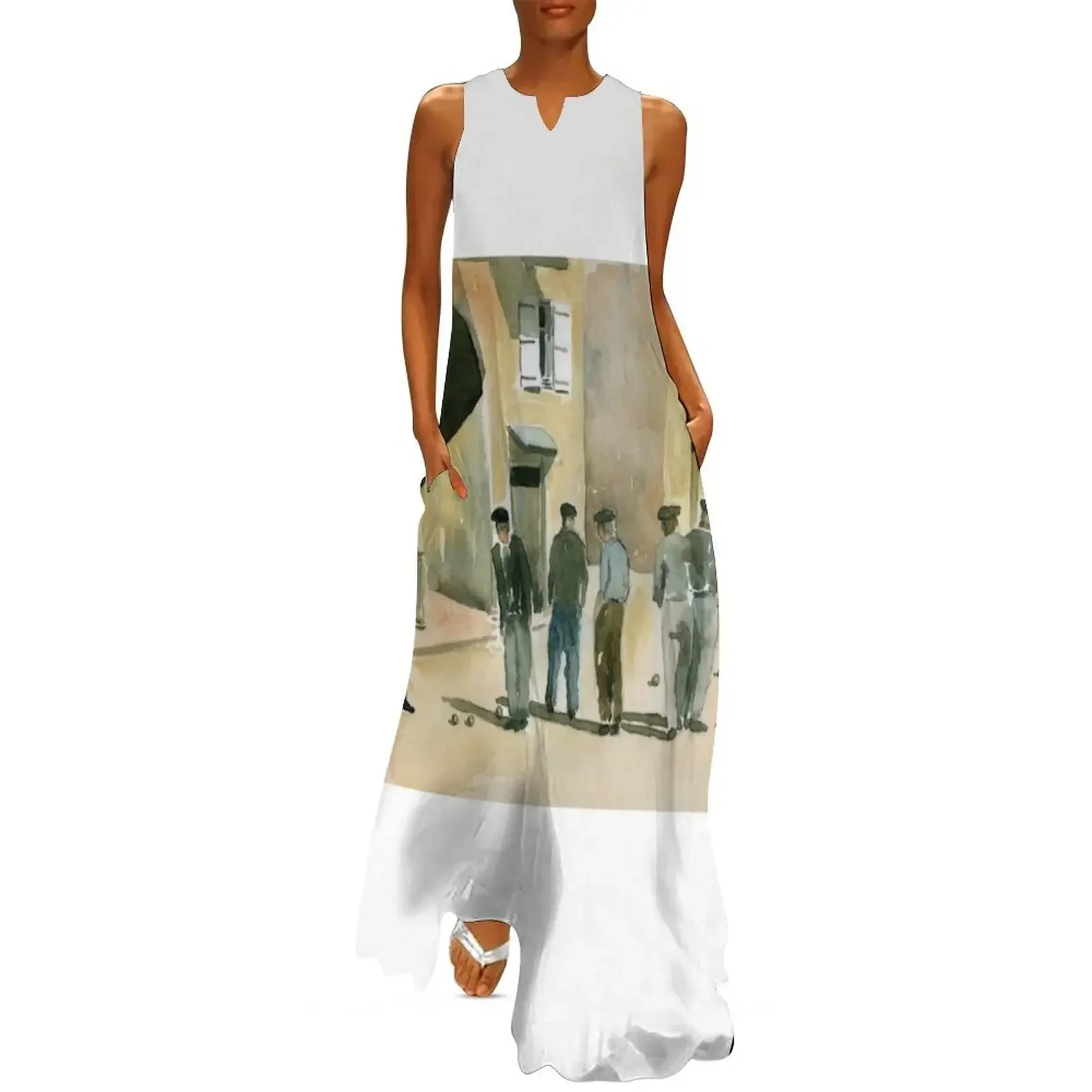 

The Game of Pétanque Long Dress Party dresses long sleeve dresses women summer