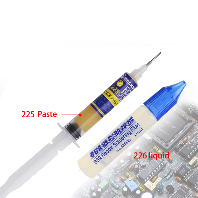 メカニック-はんだ修理フラックス,iPhoneコンピューターマザーボード,PCB,はんだ付けツール用の洗浄不要のはんだフラックス10cc