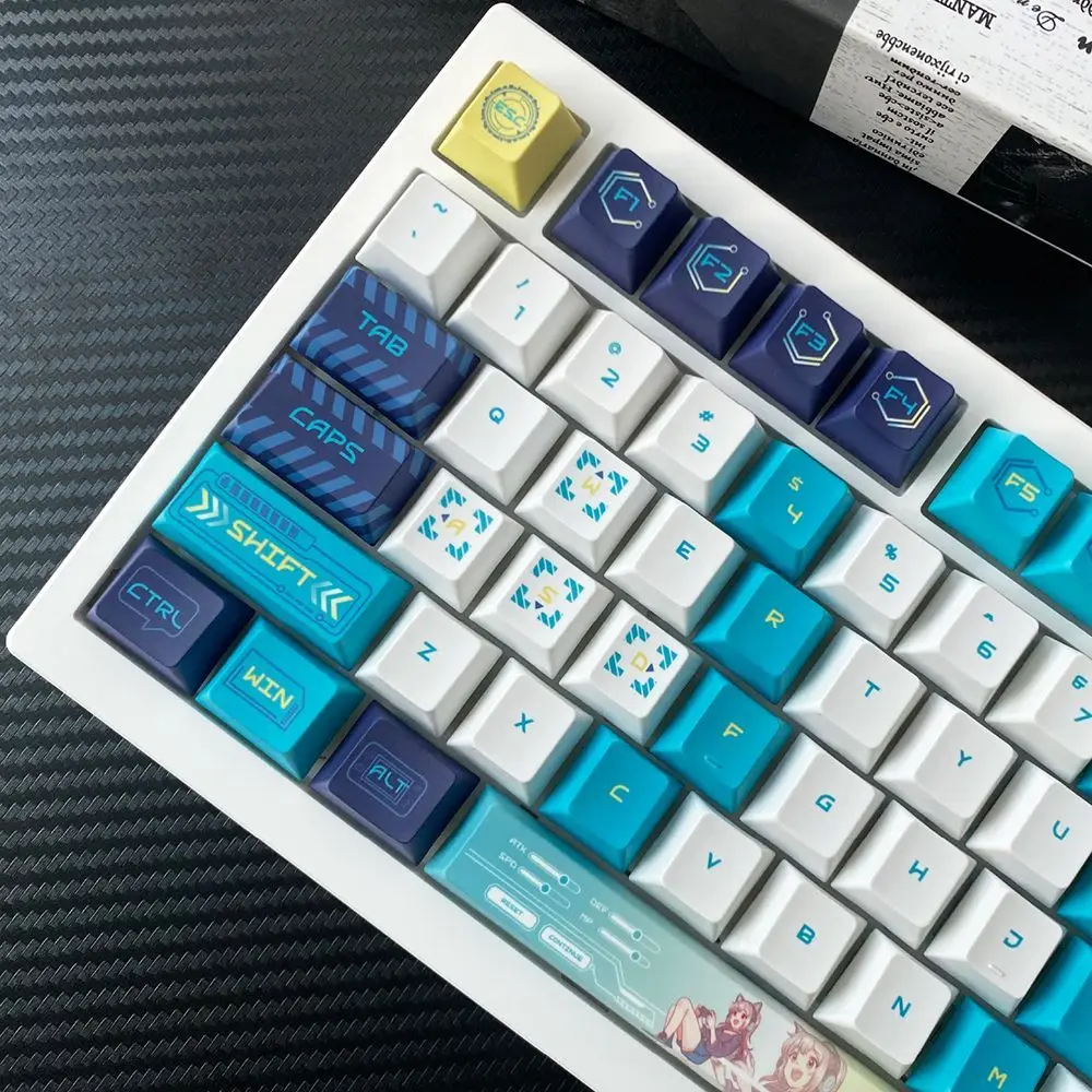 Splicing e-sports keycaps hot sublimation keys personalized keycaps DIY mechanical keyboard keycaps  61 68 75 87 98 104 108keys